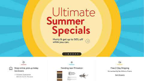 Walmart 'Ultimate Summer Specials' Sale